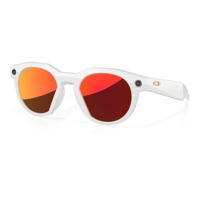 Oakley Sonnenbrille Meta Hstn 800204 (Glasfarbe: Prizm Ruby) warmes grau - 1 Brille mit Hartschalenetui